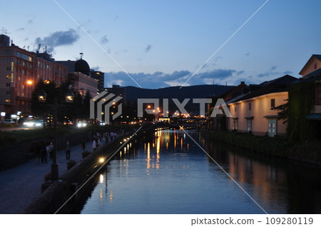 quiet river at dawn 109280119