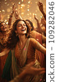 indian traditional playing with firecracker celebrating Diwali festival isolated 109282046