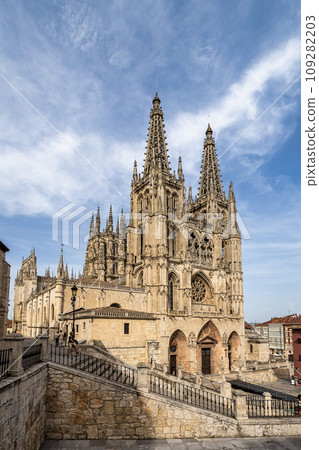 The Burgos Cathedral in Castilla y Leon, Spain was declared Unesco World Heritage Site. 109282203