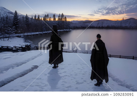 冬日黃昏 - 生成人工智慧 109283091