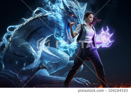 格鬥遊戲角色AI形象 格鬥遊戲角色AI形象 109284583