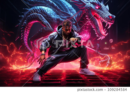 格鬥遊戲角色AI形象 109284584