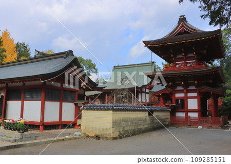 Autumn recommendation shrine 109285151