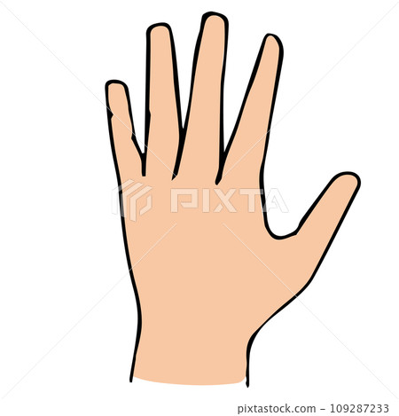 石頭、剪刀、布手背紙 109287233