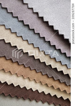 fabric color samples texture background 109287784