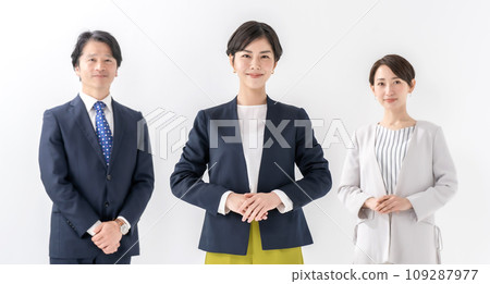 商務男人和女人的肖像 商務男人和女人的肖像 109287977