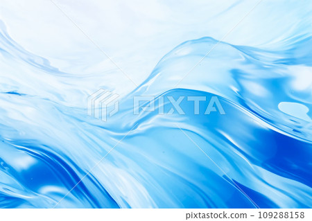 Water gel wave blue texture background Water gel wave blue texture background 109288158