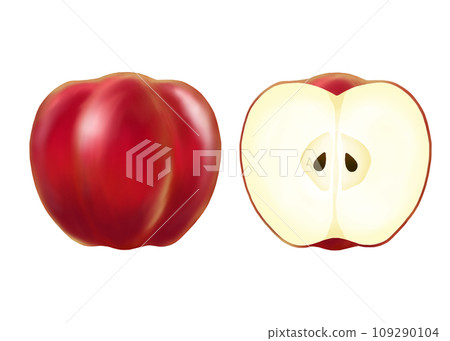 紅蘋果的橫切面 109290104