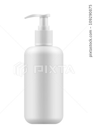 Mock-up of bottle with dispenser. 109290875