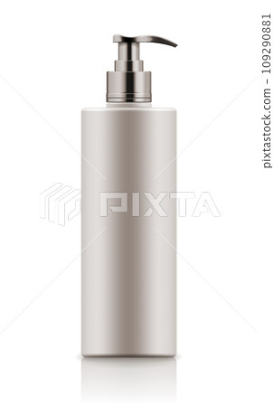 Mock-up of bottle with dispenser. Mock-up of bottle with dispenser. 109290881