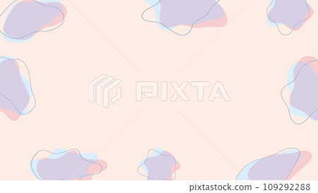Vector illustration of a color background with overlapping light blue and pink abstract liquid shapes Vector illustration of a color background with overlapping light blue and pink abstract liquid shapes 109292288