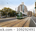 Tram running in Hijiyamashita, Minami Ward, Hiroshima City, Hiroshima Prefecture 109292491