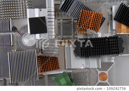 computer passive coolers background 109292756