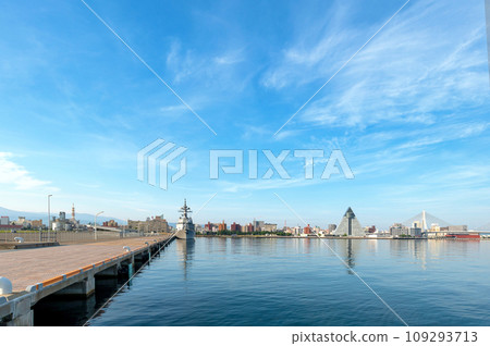 [Aomori Port: Aomori Bay Area] Aomori Bay Area. View from Aomori Port New Chuo Pier Park 109293713