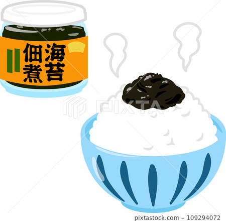 瓶裝海藻佃煮和佃飯 瓶裝海藻佃煮和佃飯 109294072