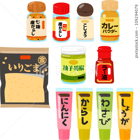市售調味品插圖集 109294079