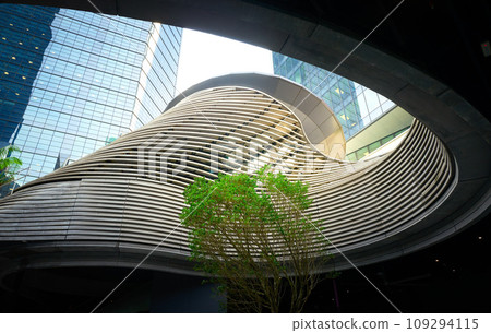 Green of nature surviving inside the concrete city Green of nature surviving inside the concrete city 109294115