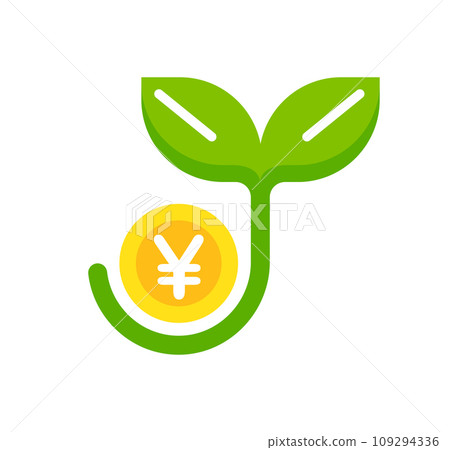 Stock investment / asset management vector icon illustration / accumulated investment / long-term investment / accumulated NISA Stock investment / asset management vector icon illustration / accumulated investment / long-term investment / accumulated NISA 109294336