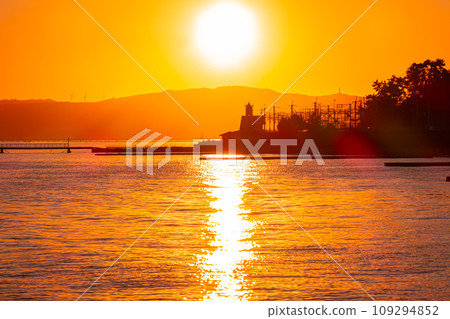 夕陽在海中 109294852