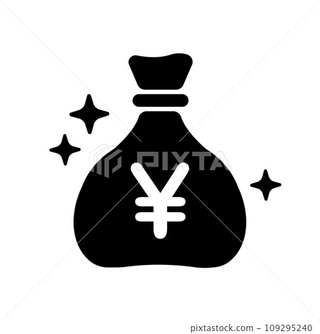 Dollar bag, money, treasure (Japanese yen) vector icon illustration Dollar bag, money, treasure (Japanese yen) vector icon illustration 109295240