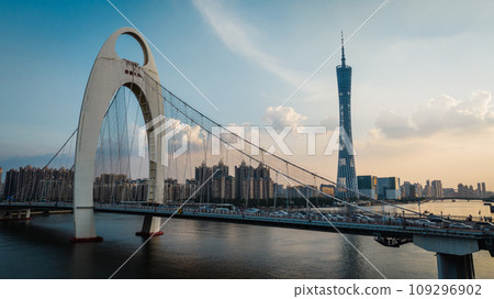 Aerial view of landscape in Guangzhou city, China Aerial view of landscape in Guangzhou city, China 109296902