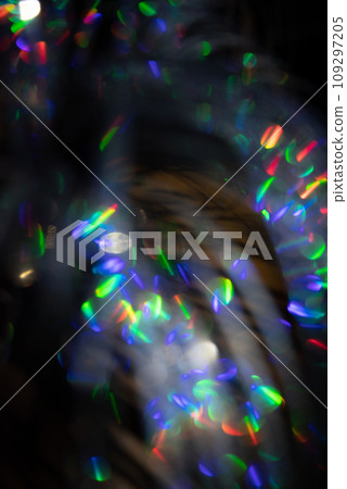 Multicolored rainbow large bokeh effect background 109297205