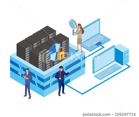 Data center and maintenance personnel 109297714