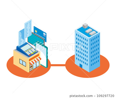 Image illustration of POS system 109297720