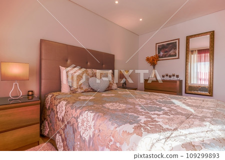 Close-up of Luxury Pink and golden Bedroom Studio Close-up of Luxury Pink and golden Bedroom Studio 109299893