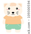 Cute Animal. hand drawn style 109300594