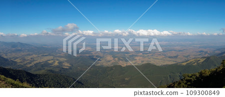 aerial view over Taubate city in Vale do Paraiba valley, Sao Paulo, Brazil aerial view over Taubate city in Vale do Paraiba valley, Sao Paulo, Brazil 109300849