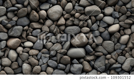 Black high detail mountain stone texture, smoothed shape stones from the beach or bottom Black high detail mountain stone texture, smoothed shape stones from the beach or bottom 109301552