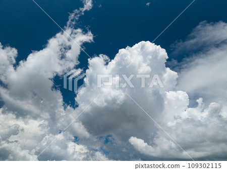 Blue sky White clouds clear sky nature background 109302115