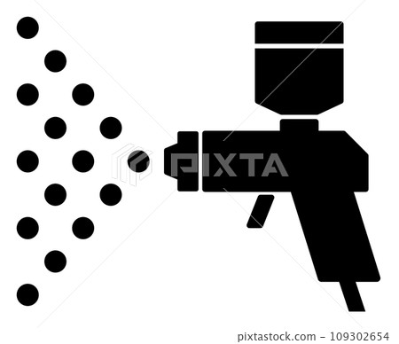用於噴漆的空氣噴槍插圖 用於噴漆的空氣噴槍插圖 109302654