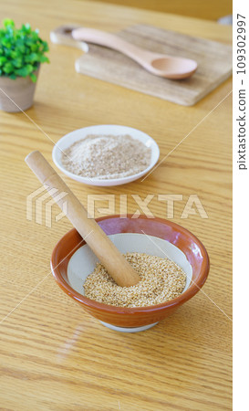 芝麻粉圖片 芝麻粉圖片 109302997