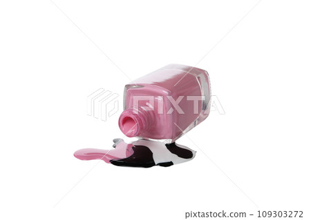 PNG,pink nail polish, isolated on white background PNG,pink nail polish, isolated on white background 109303272