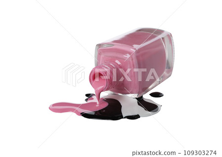 PNG,pink nail polish, isolated on white background PNG,pink nail polish, isolated on white background 109303274