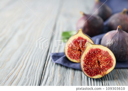 Figs, concept of tasty and juicy fruit 109303610
