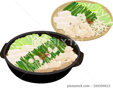 內臟火鍋與配料 內臟火鍋與配料 109304613
