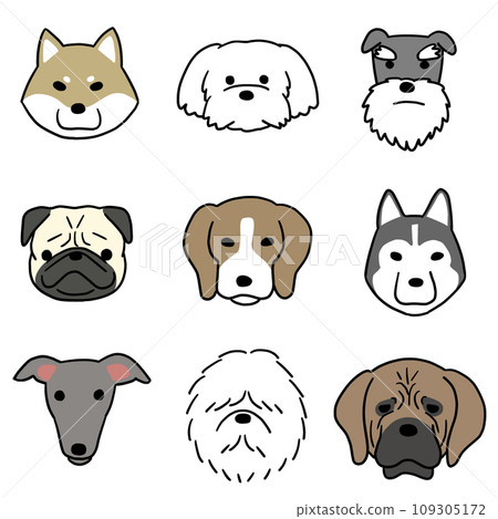各種狗臉 109305172