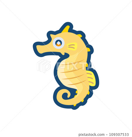 可愛的海馬圖 109307533