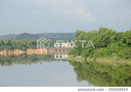 Netravati River at Thumbe in Mangalore, India 109308954
