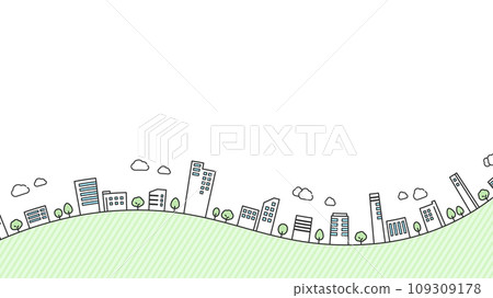 山上建築的城市景觀框架_16:9 山上建築的城市景觀框架_16:9 109309178