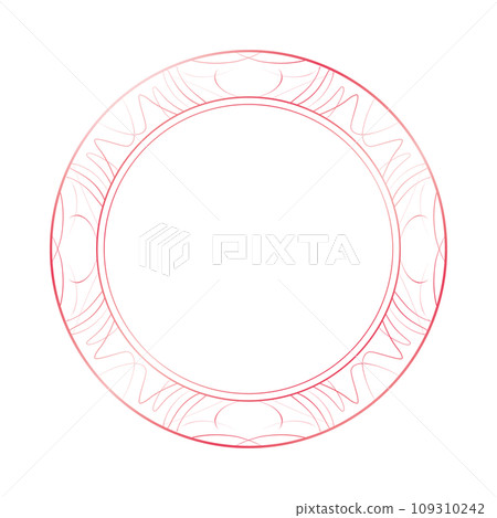 Material_Frame_靈感來自春天的粉紅色裝飾框。簡潔奢華的框架設計。無字元 109310242