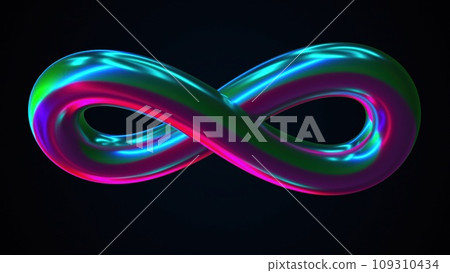 3d infinity sign 3d infinity sign 109310434