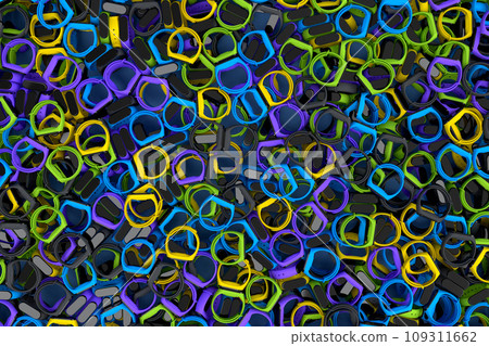 Pile of sport equipment like fitness tracker or smart watch on white background Pile of sport equipment like fitness tracker or smart watch on white background 109311662