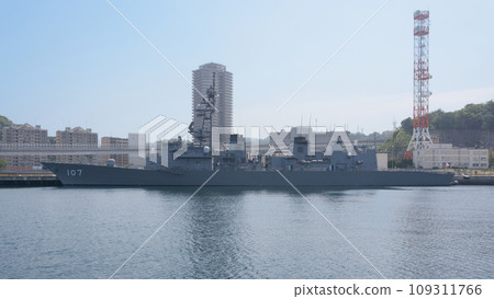 海上自衛隊驅逐艦五十土號停泊 海上自衛隊驅逐艦五十土號停泊 109311766