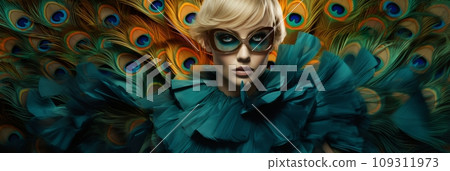 Exotic bird and high fashion 109311973