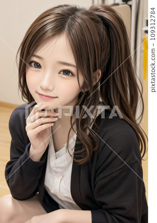 可愛的女性AI圖像 109312784