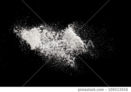 Photo image of throwing snow fly in air. Snows Freeze shot on black background isolated overlay. Fluffy White snowflakes splash cloud in falling down. Real Snow throwing shower Photo image of throwing snow fly in air. Snows Freeze shot on black background isolated overlay. Fluffy White snowflakes splash cloud in falling down. Real Snow throwing shower 109313938